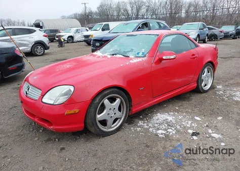 2001 Mercedes-Benz Slk 320 from USA, damaged, VIN WDBKK65F31F181790